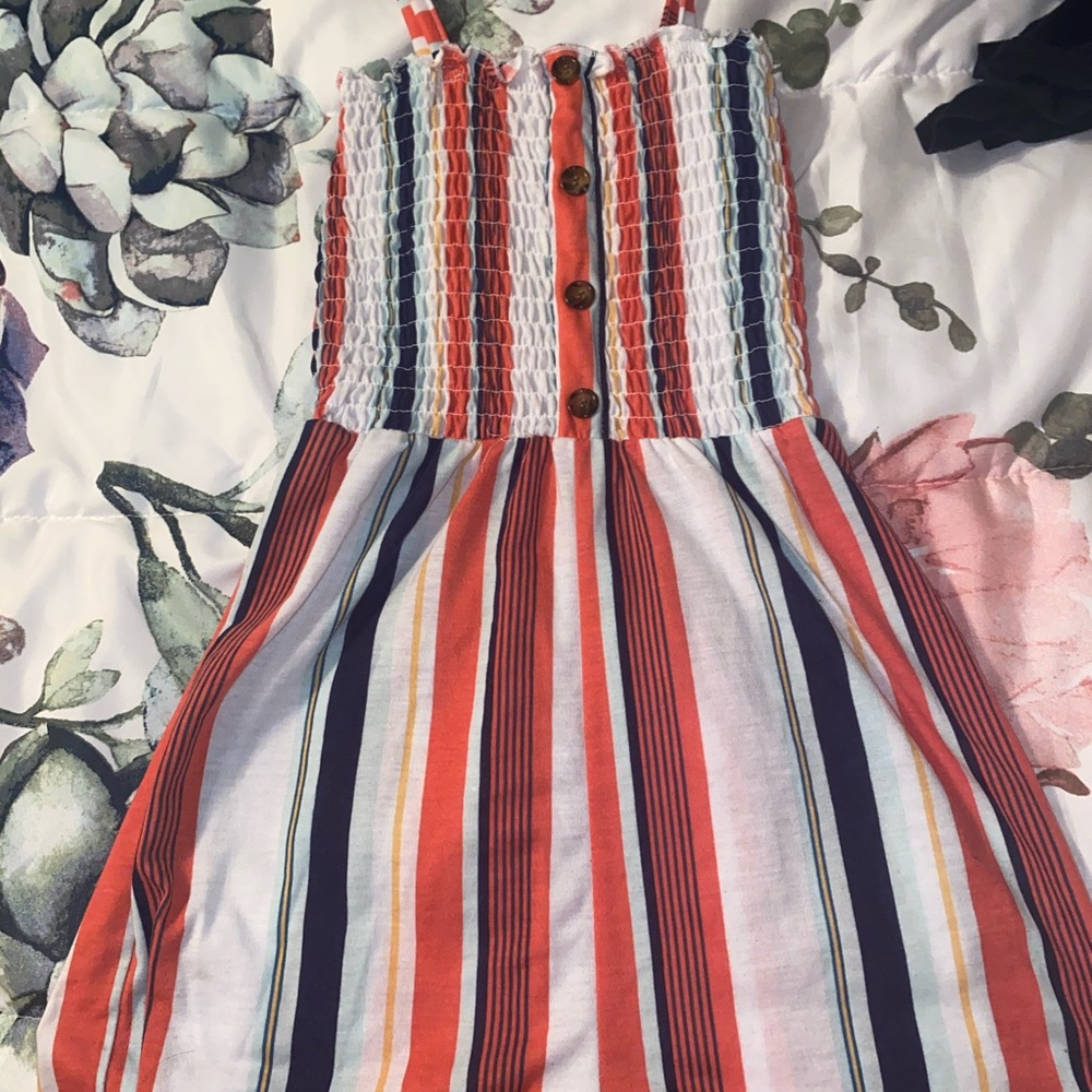 Striped romper
